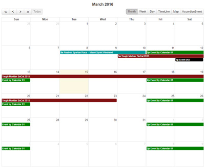 Calendar skin demo