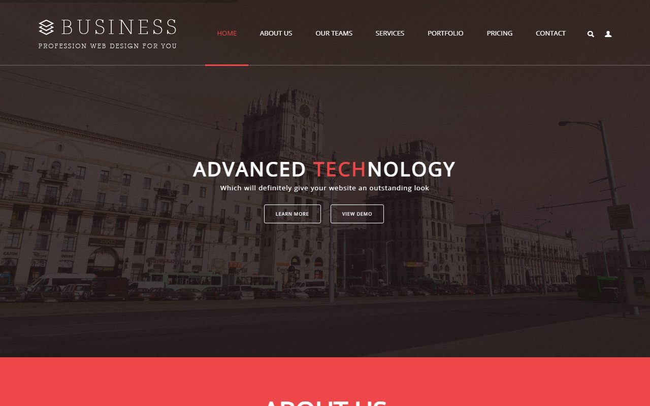 Home 07 · One Page demo